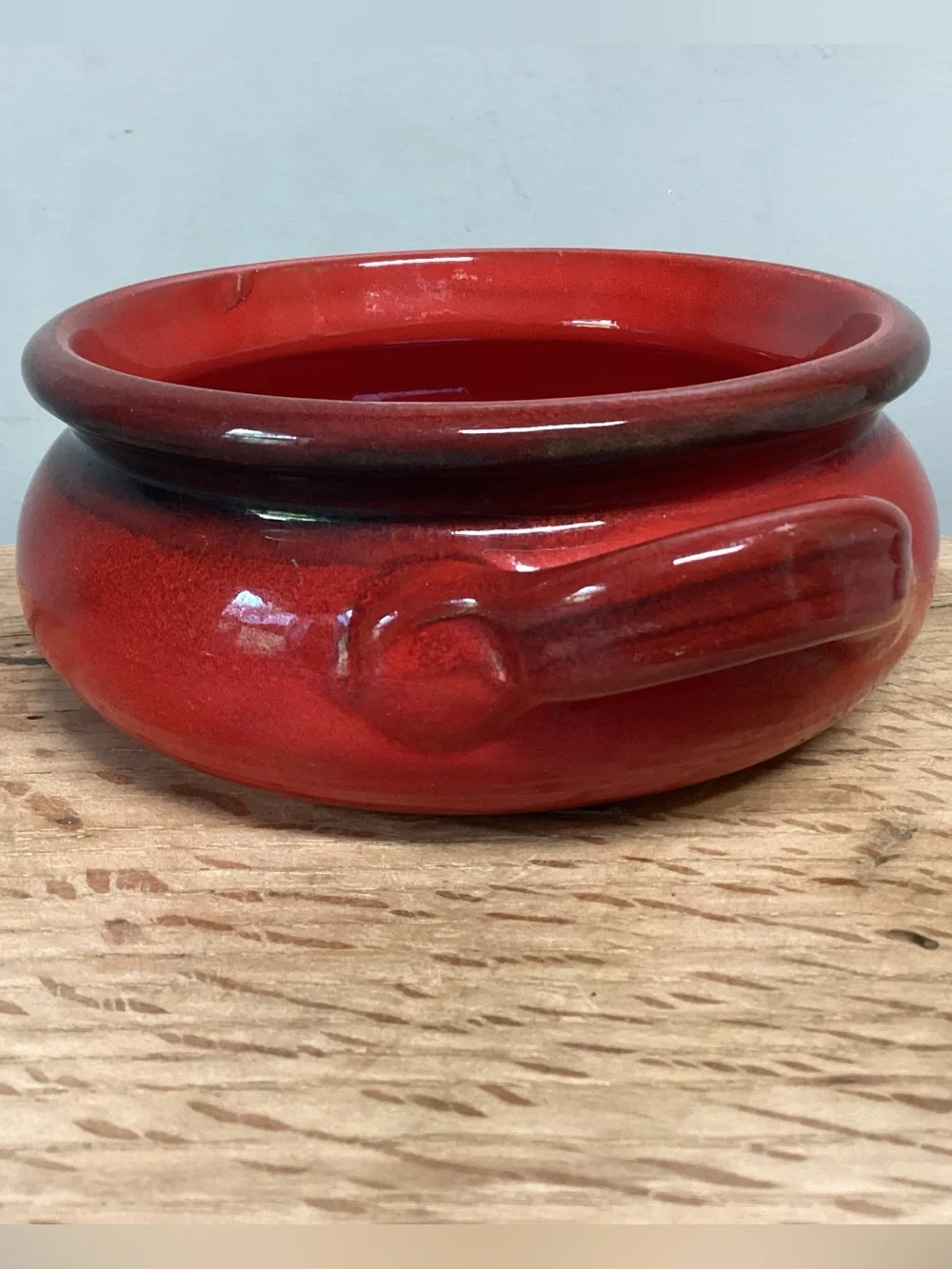 🔴 Vintage - De Silva - Made In Italy - Terracotta Red Casserole Dish - Beautiful